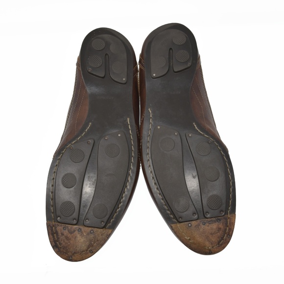 *Vtg Brooks Brothers Sz 13 Brown Leather Oxford main image 5
